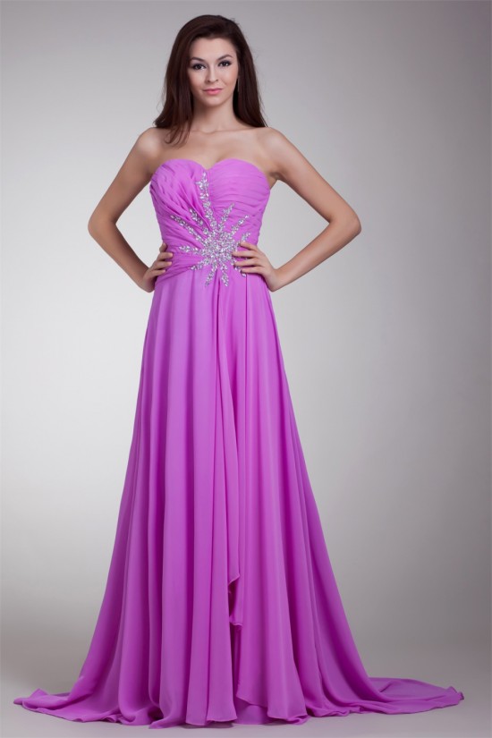 A-Line Sweetheart Beaded Pleats Long Purple Prom/Formal Evening Dresses 02020698 A-Line Sweetheart Beaded Pleats Long Purple Prom/Formal Evening Dresses 02020698
