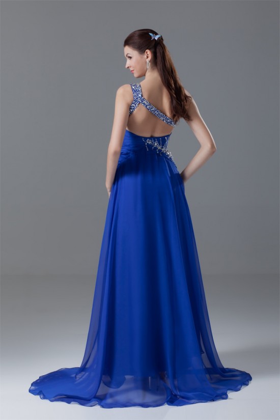 Chiffon Ruched A-Line Prom/Formal Evening Dresses 02020704 Chiffon Ruched A-Line Prom/Formal Evening Dresses 02020704