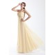 Chiffon Silk like Satin Floor-Length One-Shoulder Prom/Formal Evening Dresses 02020711 Chiffon Silk like Satin Floor-Length One-Shoulder Prom/Formal Evening Dresses 02020711