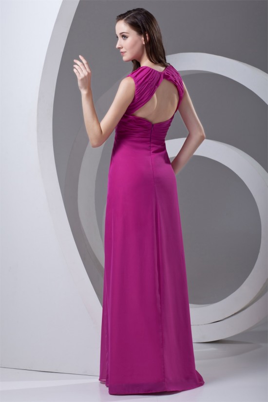 Floor-Length Chiffon Prom/Formal Evening Bridesmaid Dresses 02020735 Floor-Length Chiffon Prom/Formal Evening Bridesmaid Dresses 02020735