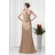 Floor-Length Elastic Woven Satin One-Shoulder Prom/Formal Evening Bridesmaid Dresses 02020744