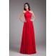 Floor-Length Pleats Sleeveless Halter Sheath/Column Prom/Formal Evening Dresses 02020748
