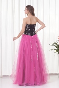 A-Line Beading Floor-Length Short Sweetheart Prom/Formal Evening Dresses 02020756