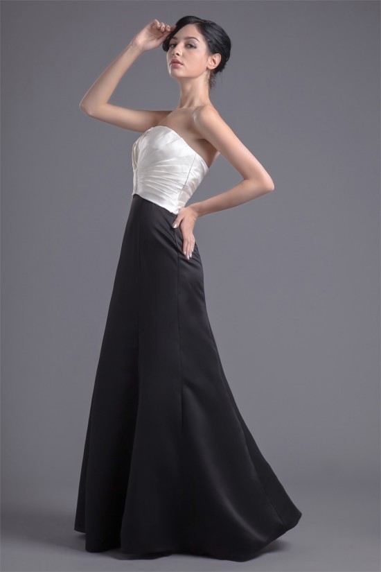 Floor-Length Sleeveless Strapless Pleats Prom/Formal Evening Bridesmaid Dresses 02020759 Floor-Length Sleeveless Strapless Pleats Prom/Formal Evening Bridesmaid Dresses 02020759