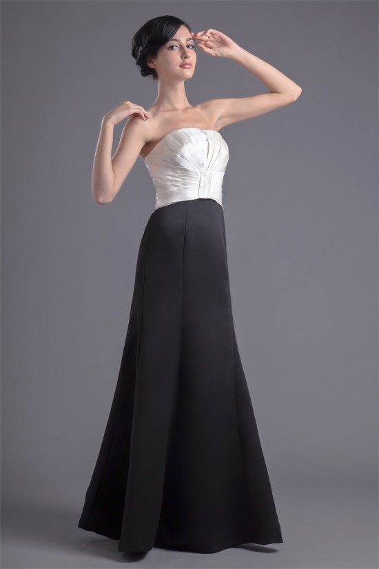 Floor-Length Sleeveless Strapless Pleats Prom/Formal Evening Bridesmaid Dresses 02020759 Floor-Length Sleeveless Strapless Pleats Prom/Formal Evening Bridesmaid Dresses 02020759