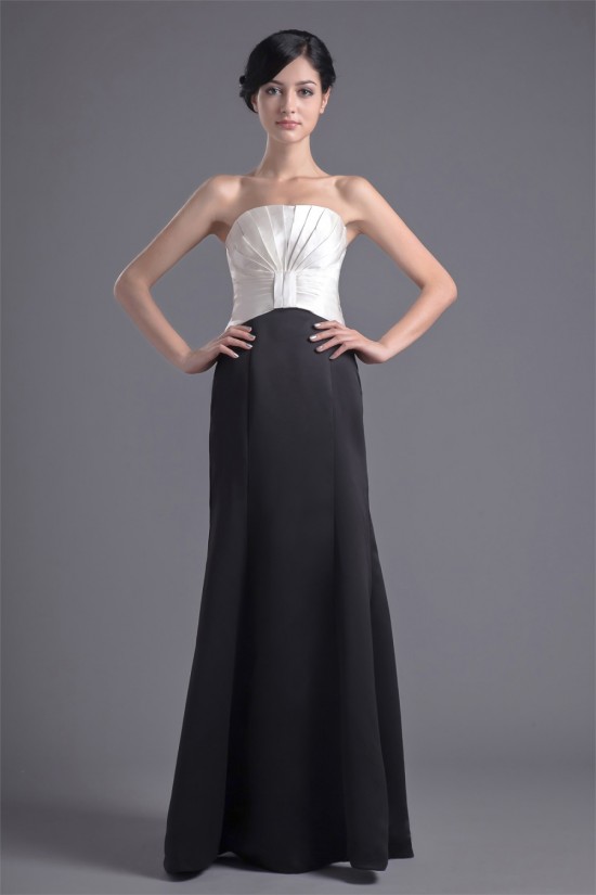 Floor-Length Sleeveless Strapless Pleats Prom/Formal Evening Bridesmaid Dresses 02020759 Floor-Length Sleeveless Strapless Pleats Prom/Formal Evening Bridesmaid Dresses 02020759