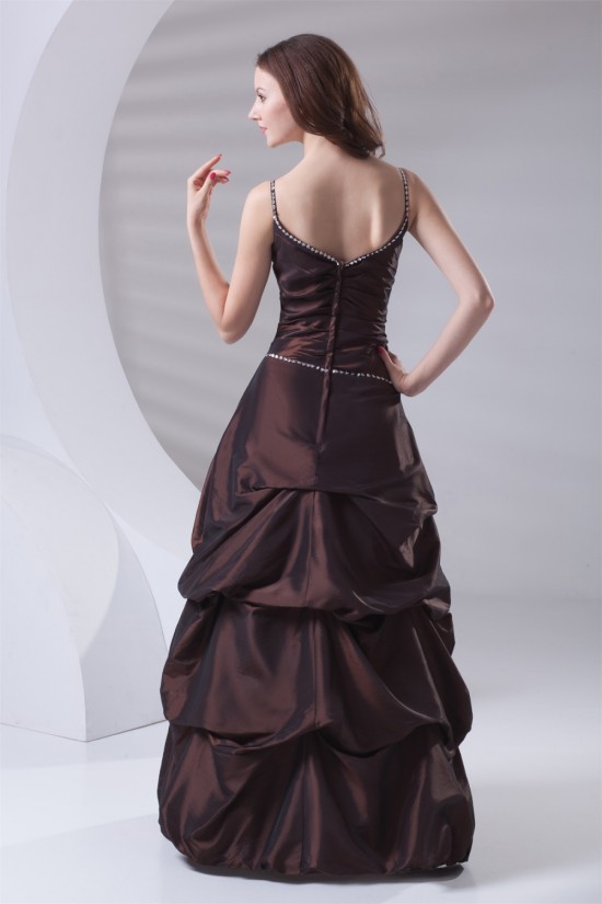 V Neck V Back Sleeveless Formal Dress Sequins Women Evening Floor Length Party Prom Dresses