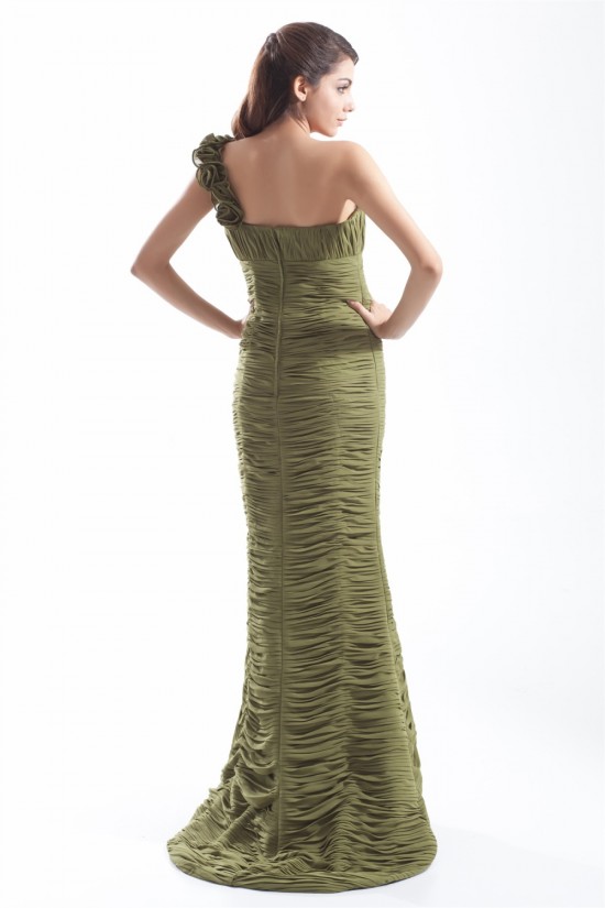 Mermaid/Trumpet Chiffon Silk like Satin Prom/Formal Evening Dresses 02020773 Mermaid/Trumpet Chiffon Silk like Satin Prom/Formal Evening Dresses 02020773