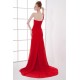 One-Shoulder Court Train Pleats Sheath/Column Prom/Formal Evening Dresses 02020785 One-Shoulder Court Train Pleats Sheath/Column Prom/Formal Evening Dresses 02020785