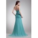 Puddle Train Chiffon Elastic Woven Satin Prom/Formal Evening Dresses 02020811