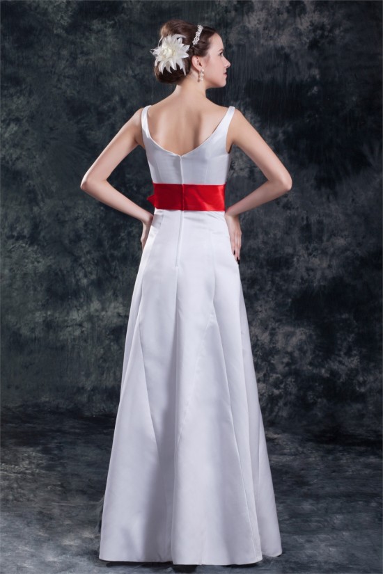 Satin Floor-Length Sleeveless A-Line V-Neck Prom/Formal Evening Bridesmaid Dresses 02020821 Satin Floor-Length Sleeveless A-Line V-Neck Prom/Formal Evening Bridesmaid Dresses 02020821