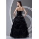 Satin Organza Beading Ball Gown Floor-Length Prom/Formal Evening Dresses 02020825