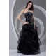 Satin Organza Beading Ball Gown Floor-Length Prom/Formal Evening Dresses 02020825