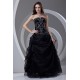 Satin Organza Beading Ball Gown Floor-Length Prom/Formal Evening Dresses 02020825