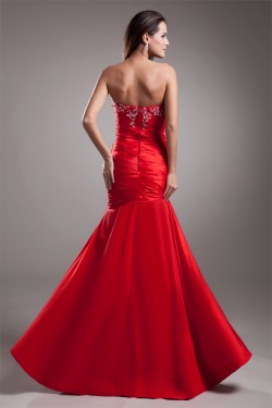 Mermaid/Trumpet Sequins Sweetheart Satin Prom/Formal Evening Dresses 02020830