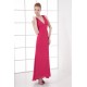 Sheath/Column Floor-Length Pleats V-Neck Formal Evening Bridesmaid Dresses 02020836 Sheath/Column Floor-Length Pleats V-Neck Formal Evening Bridesmaid Dresses 02020836