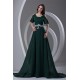 Short A-Line Cowl Ruffles Chiffon Elastic Woven Satin Prom/Formal Evening Dresses 02020848