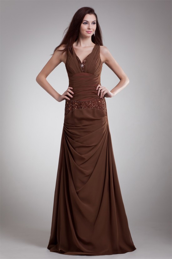 Sleeveless A-Line Chiffon Prom/Formal Evening Dresses 02020852 Sleeveless A-Line Chiffon Prom/Formal Evening Dresses 02020852