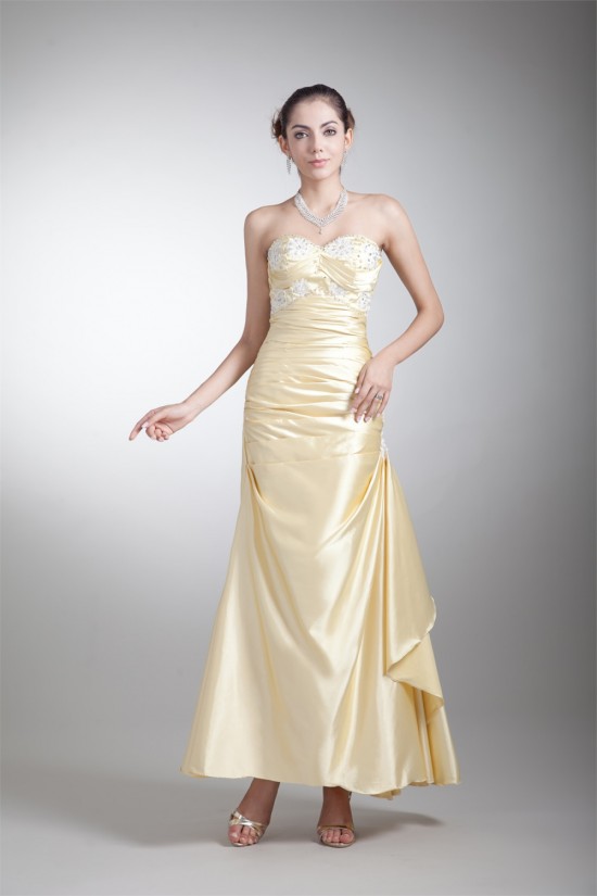 Sleeveless Ankle-Length Elastic Woven Satin Prom/Formal Evening Dresses 02020861 Sleeveless Ankle-Length Elastic Woven Satin Prom/Formal Evening Dresses 02020861