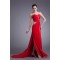 Sheath/Column Chiffon Elastic Long Red Beaded Prom/Formal Evening Dresses 02020874