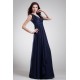 A-Line V-Neck Long Navy Blue Prom/Formal Evening Bridesmaid Dresses 02020881 A-Line V-Neck Long Navy Blue Prom/Formal Evening Bridesmaid Dresses 02020881
