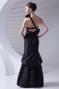 Mermaid/Trumpet Taffeta Floor-Length Prom/Formal Evening Dresses 02020885