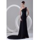 Split Front Chiffon Elastic Woven Satin Prom/Formal Evening Dresses 02020912 Split Front Chiffon Elastic Woven Satin Prom/Formal Evening Dresses 02020912
