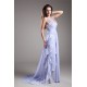 Straps Sheath/Column Chiffon Lace Silk like Satin Prom/Formal Evening Dresses 02020933