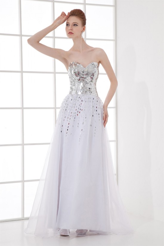 Sweetheart A-Line Sequins Organza Elastic Woven Satin Sequins Dresses 02020934 Sweetheart A-Line Sequins Organza Elastic Woven Satin Sequins Dresses 02020934