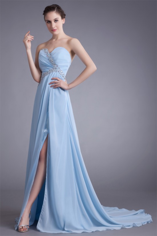 A-Line Sweetheart Chiffon Ruffles Prom/Formal Evening Dresses 02020940