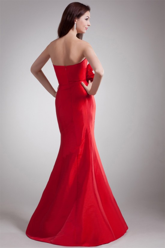Taffeta Sleeveless Handmade Flowers Sweetheart Prom/Formal Evening Dresses 02020959 Taffeta Sleeveless Handmade Flowers Sweetheart Prom/Formal Evening Dresses 02020959