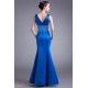 Trumpet/Mermaid V-Neck Pleats Floor-Length Satin Prom/Formal Evening Bridesmaid Dresses 02020962 Trumpet/Mermaid V-Neck Pleats Floor-Length Satin Prom/Formal Evening Bridesmaid Dresses 02020962