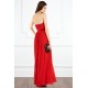 Sheath/Column Red Long Chiffon Prom Evening Party Bridesmaid Dresses 02020966 Sheath/Column Red Long Chiffon Prom Evening Party Bridesmaid Dresses 02020966