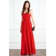 Sheath/Column Red Long Chiffon Prom Evening Party Bridesmaid Dresses 02020966 Sheath/Column Red Long Chiffon Prom Evening Party Bridesmaid Dresses 02020966