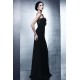 Sheath/Column One-Shoulder Long Black Chiffon Prom Evening Party Dresses 02020978 Sheath/Column One-Shoulder Long Black Chiffon Prom Evening Party Dresses 02020978