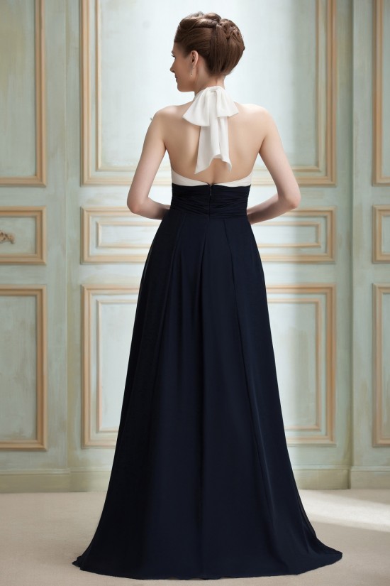 A-Line Halter Long Chiffon Prom Evening Party Bridesmaid Dresses 02020990 A-Line Halter Long Chiffon Prom Evening Party Bridesmaid Dresses 02020990