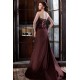 A-Line Strapless Long Chiffon Prom Evening Party Dresses 02020994