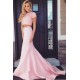 Two Pieces Pink Keyhole Back Prom Evening Formal Dresses 3020002 Two Pieces Pink Keyhole Back Prom Evening Formal Dresses 3020002