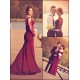 Trumpet/Mermaid Off-the-Shoulder Long Sleeves Red Lace Prom Evening Formal Dresses 3020003 Trumpet/Mermaid Off-the-Shoulder Long Sleeves Red Lace Prom Evening Formal Dresses 3020003