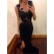 Long Black Lace Prom Evening Formal Dresses 3020004