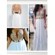 Long White Beaded Prom Evening Formal Dresses 3020005 Long White Beaded Prom Evening Formal Dresses 3020005