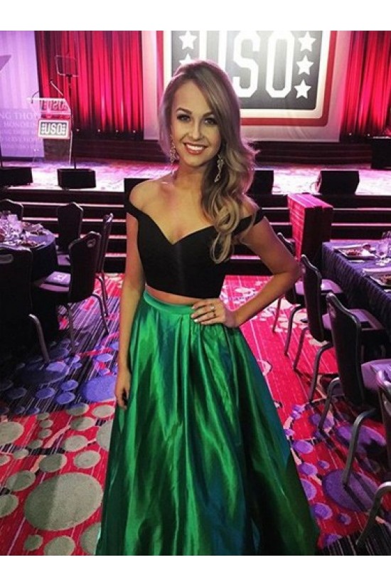 Two Pieces Off-the-Shoulder Prom Evening Formal Dresses 3020028 Two Pieces Off-the-Shoulder Prom Evening Formal Dresses 3020028