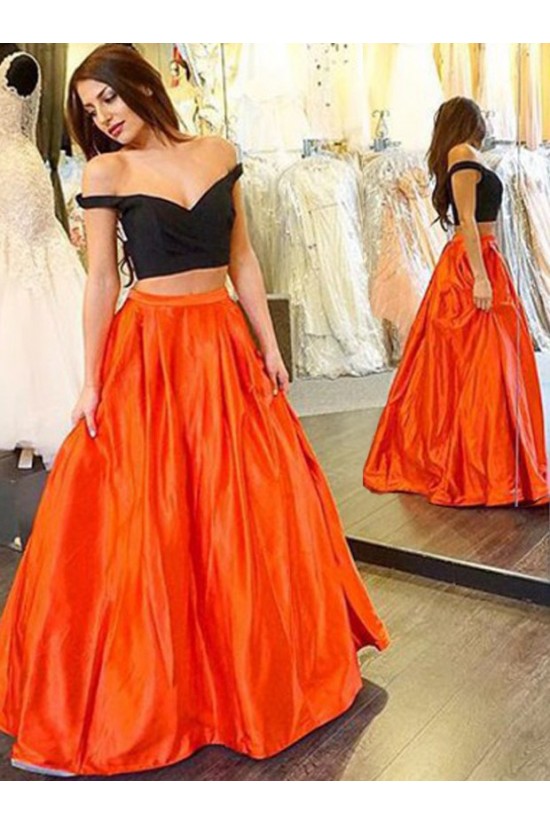Two Pieces Off-the-Shoulder Prom Evening Formal Dresses 3020028 Two Pieces Off-the-Shoulder Prom Evening Formal Dresses 3020028