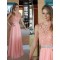 Beaded Chiffon Lace High Neck Long Prom Evening Formal Dresses 3020031