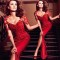 Sexy Trumpet/Mermaid Long Sleeve Red See Through Prom Evening Formal Dresses 3020033