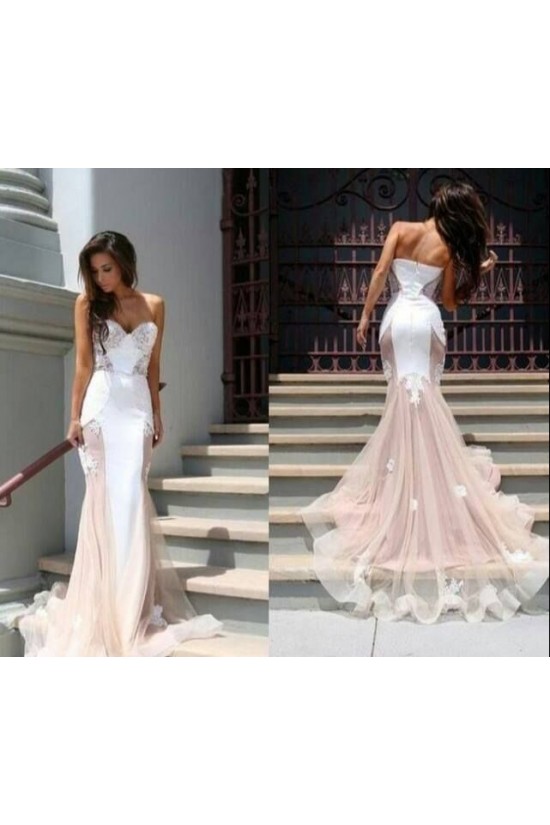 Trumpet/Mermaid Sweetheart Lace Long Prom Evening Formal Dresses 3020035 Trumpet/Mermaid Sweetheart Lace Long Prom Evening Formal Dresses 3020035