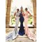 Trumpet/Mermaid Halter Lace Long Prom Evening Formal Dresses 3020054