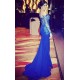 Trumpet/Mermaid Lace Long Blue Prom Evening Formal Dresses 3020059 Trumpet/Mermaid Lace Long Blue Prom Evening Formal Dresses 3020059