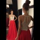 Beaded Long Red Chiffon Prom Evening Formal Dresses 3020078 Beaded Long Red Chiffon Prom Evening Formal Dresses 3020078