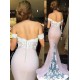 Trumpet/Mermaid Off-the-Shoulder Lace Long Prom Evening Formal Bridesmaid Dresses 3020081 Trumpet/Mermaid Off-the-Shoulder Lace Long Prom Evening Formal Bridesmaid Dresses 3020081